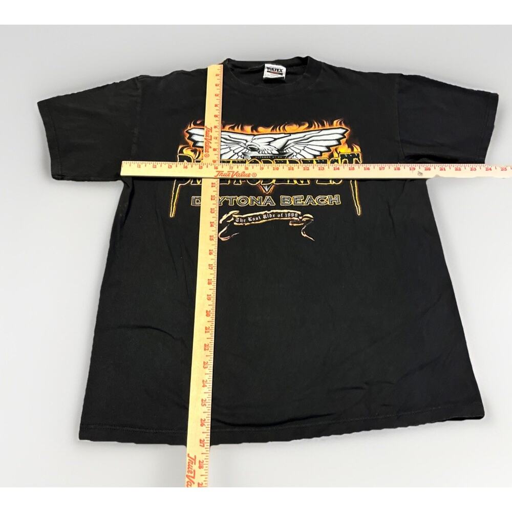 1999 Biketoberfest Daytona Beach T-Shirt Large Black - Picture 6 of 8